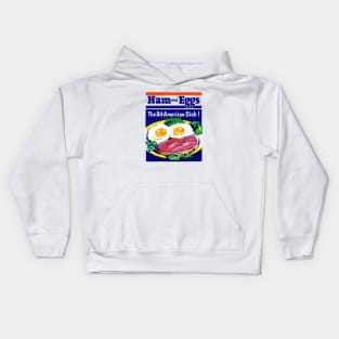 Vintage Ham and Eggs Kids Hoodie